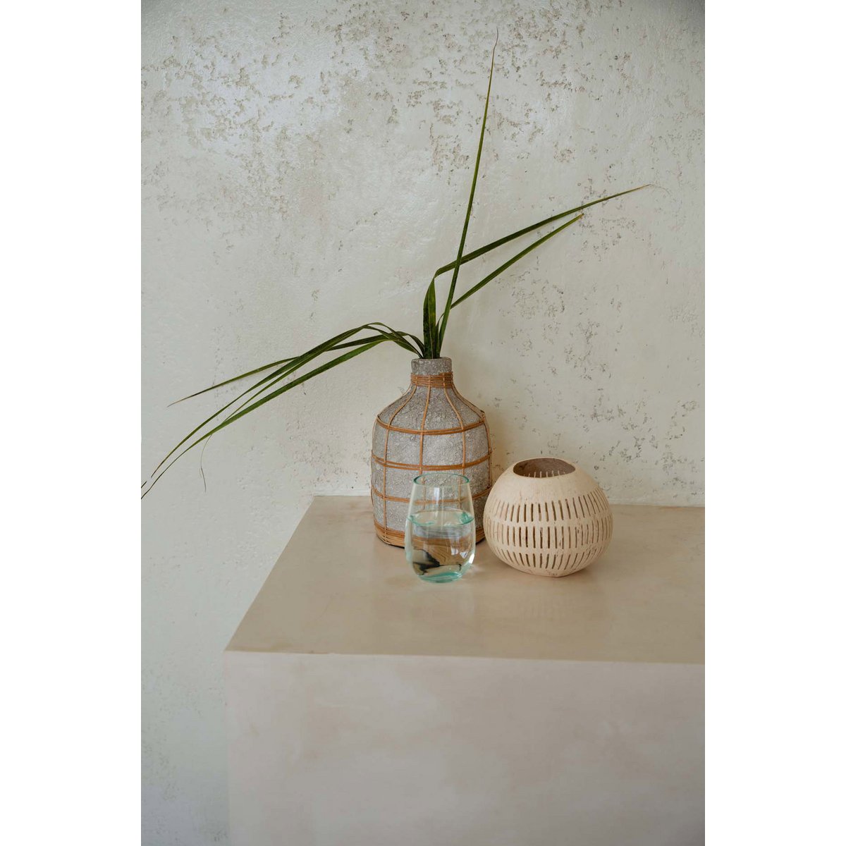 De Whoopy Vaas - Beton Naturel - L
