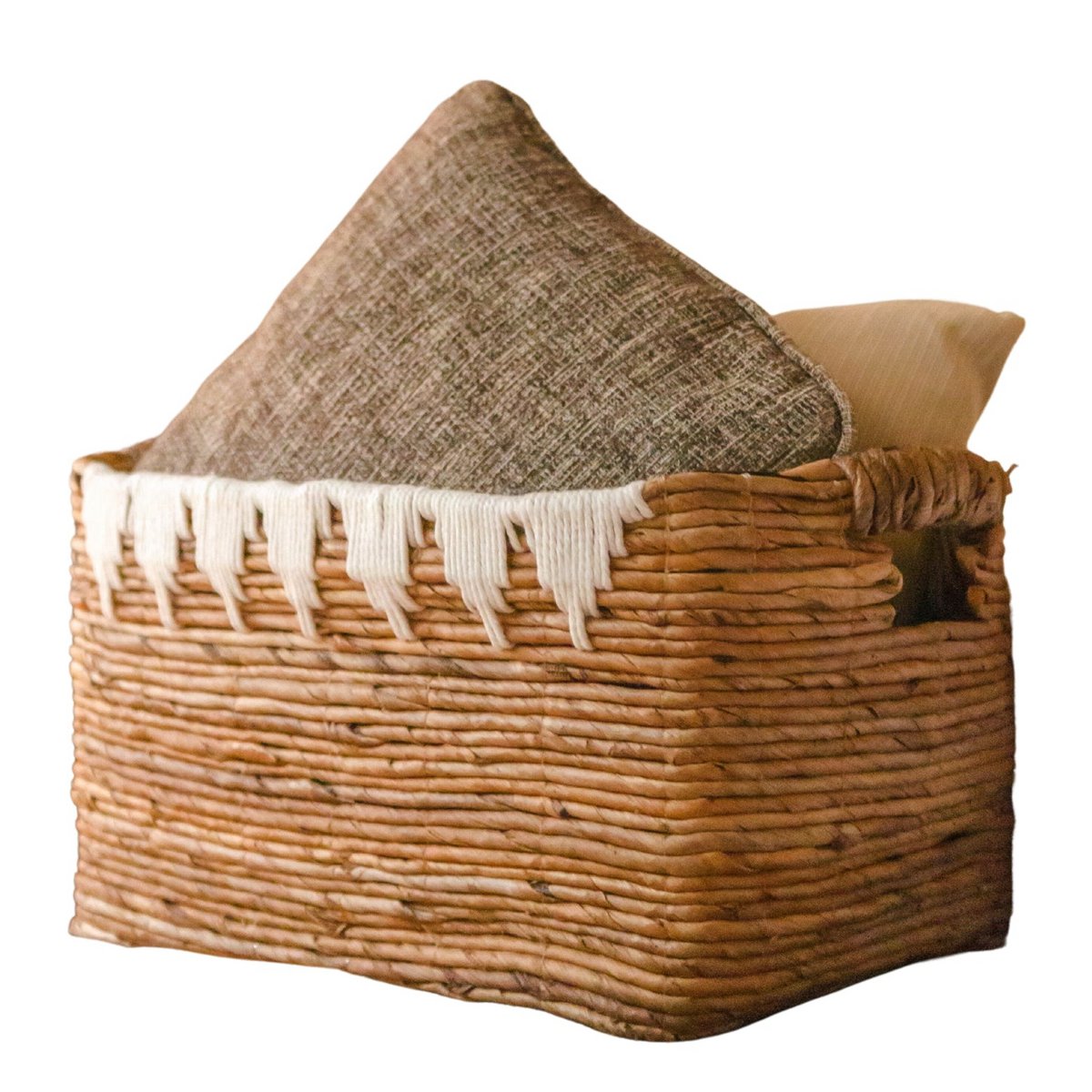 Opbergmand met katoendecor PISANG