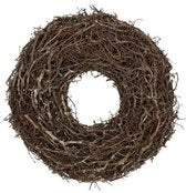 Krans - Herfstkrans - Kerstkrans - Bonsai - Bruin - D30 cm