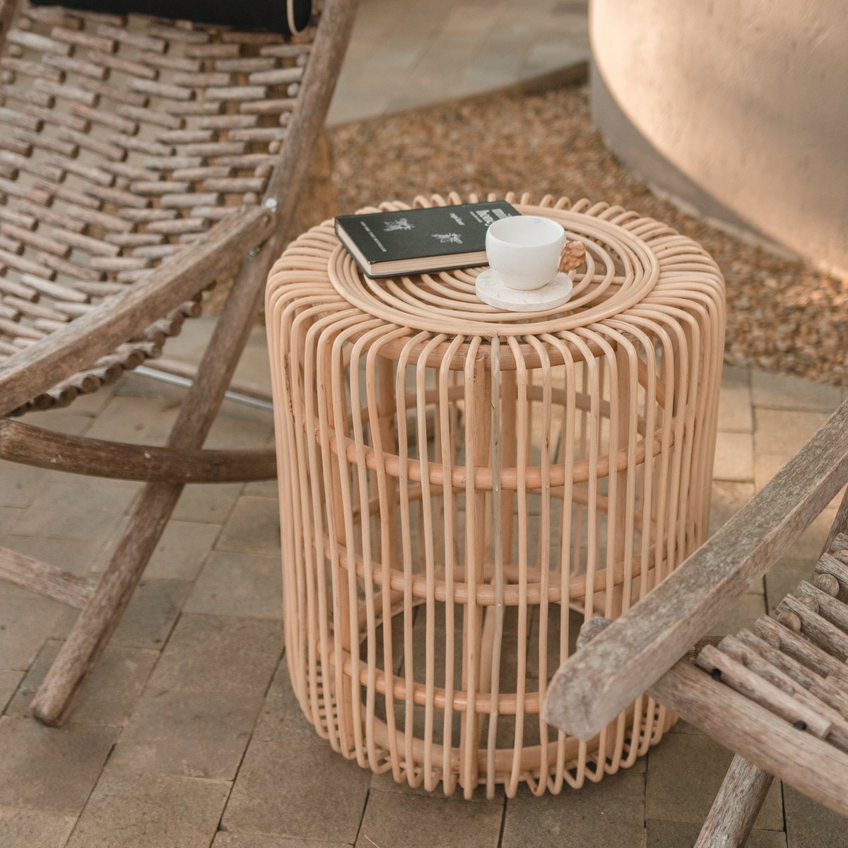 Rotan Bijzettafel | Bijzettafel | Banktafel ALAMAYA
