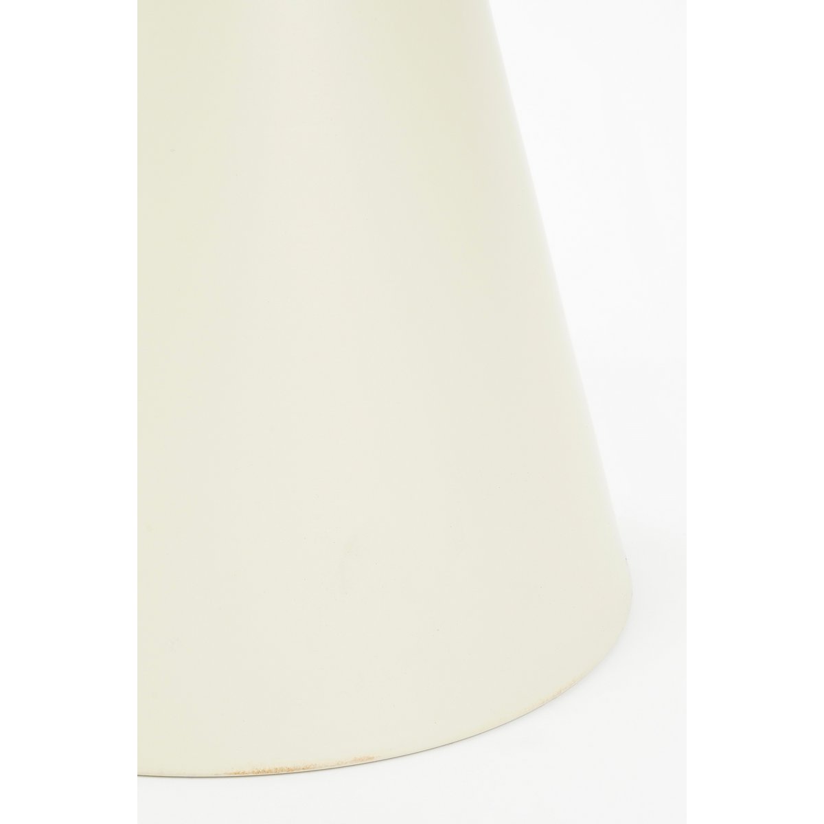 Jim Bijzettafel - H45 x Ø31 cm - IJzer - Off-white