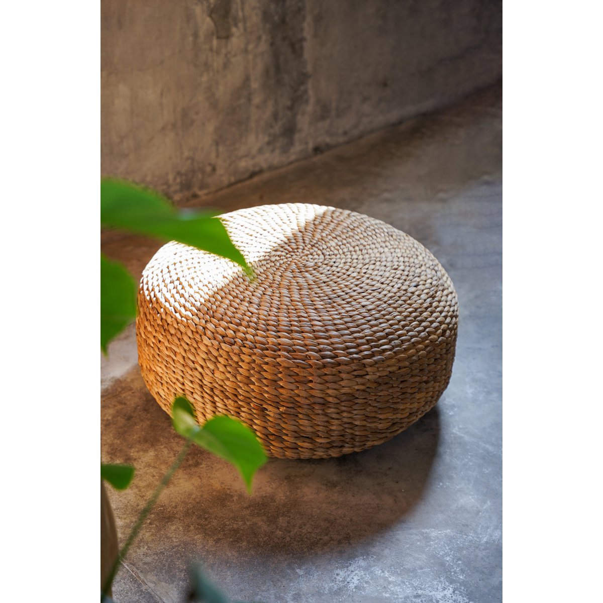 De Hyacint Poef - Naturel - M