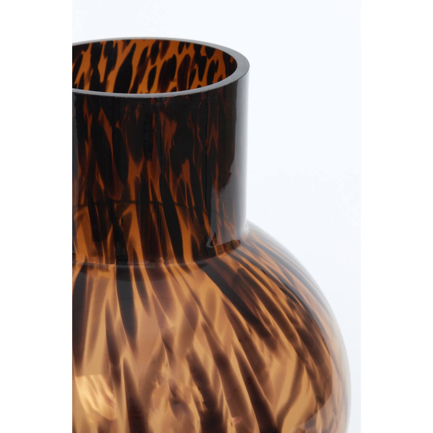 Vaas NARRA glas bruin-donker bruin
