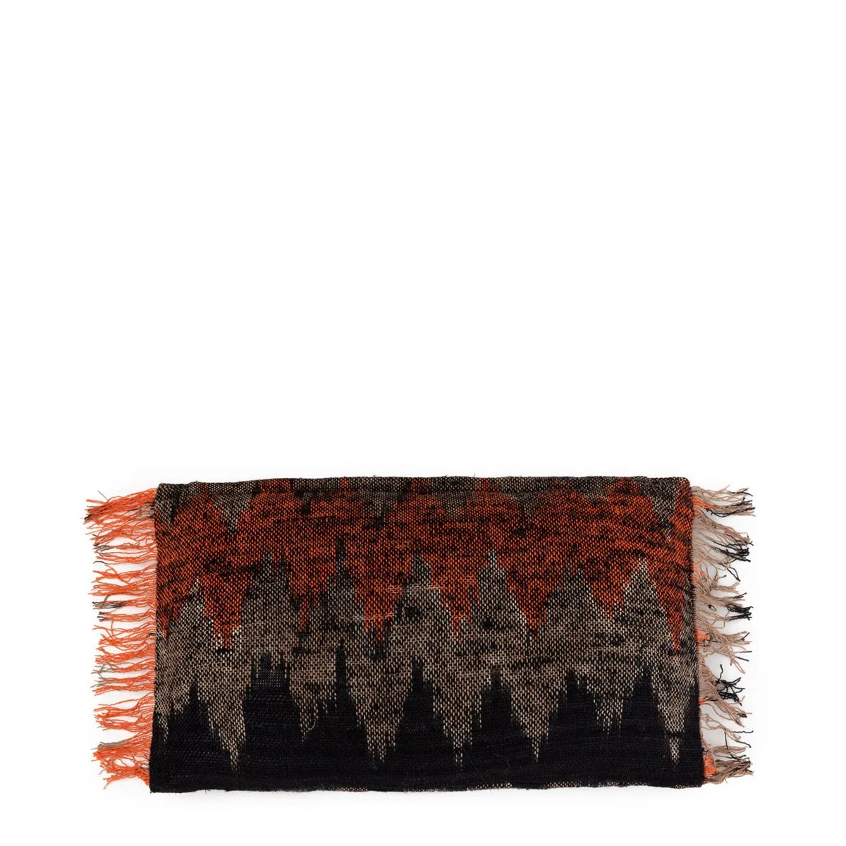 The Oh My Gee Kussenhoes - Zwart Oranje - 30x50