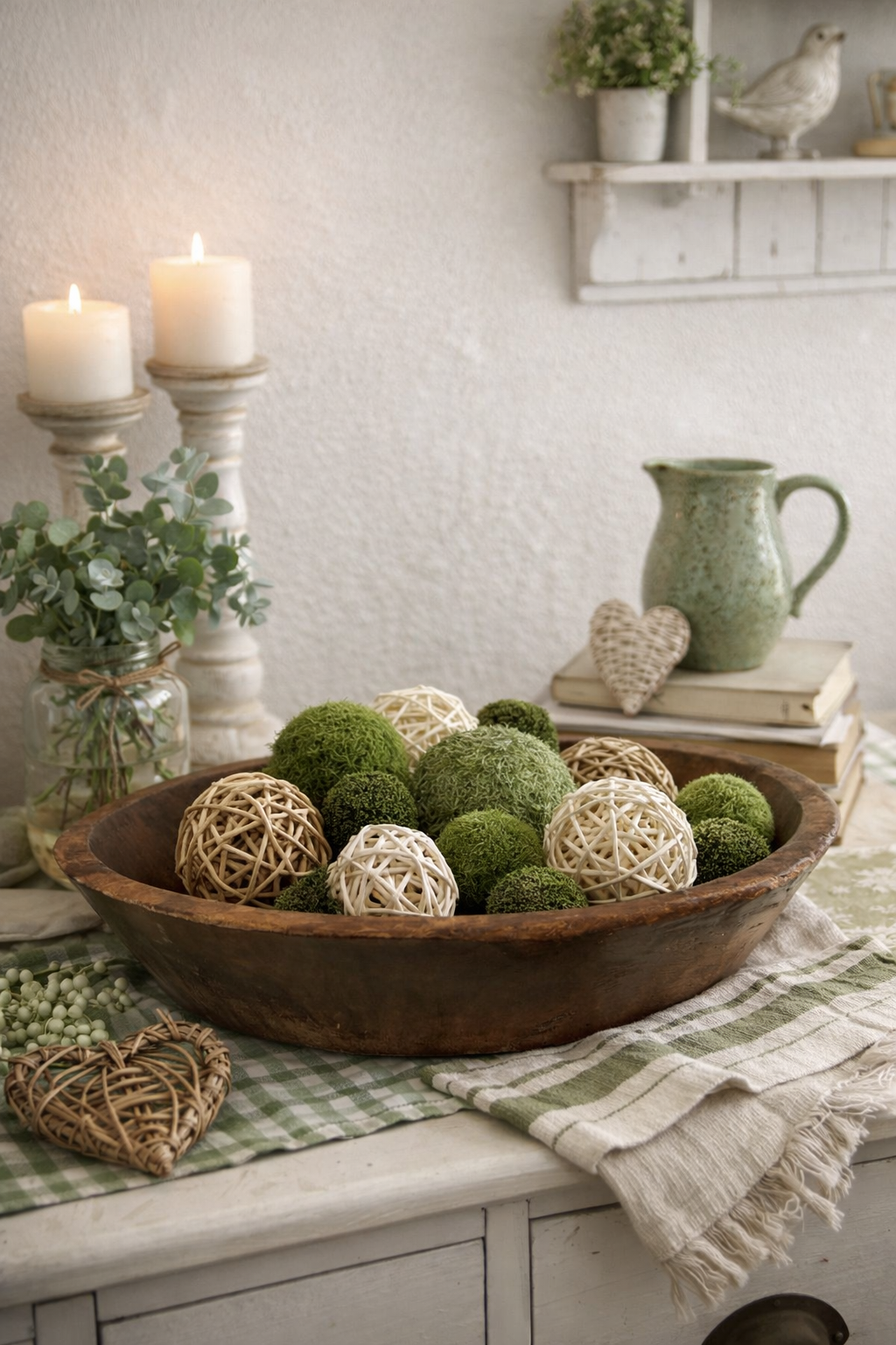 Houten bak/schaal 50cm