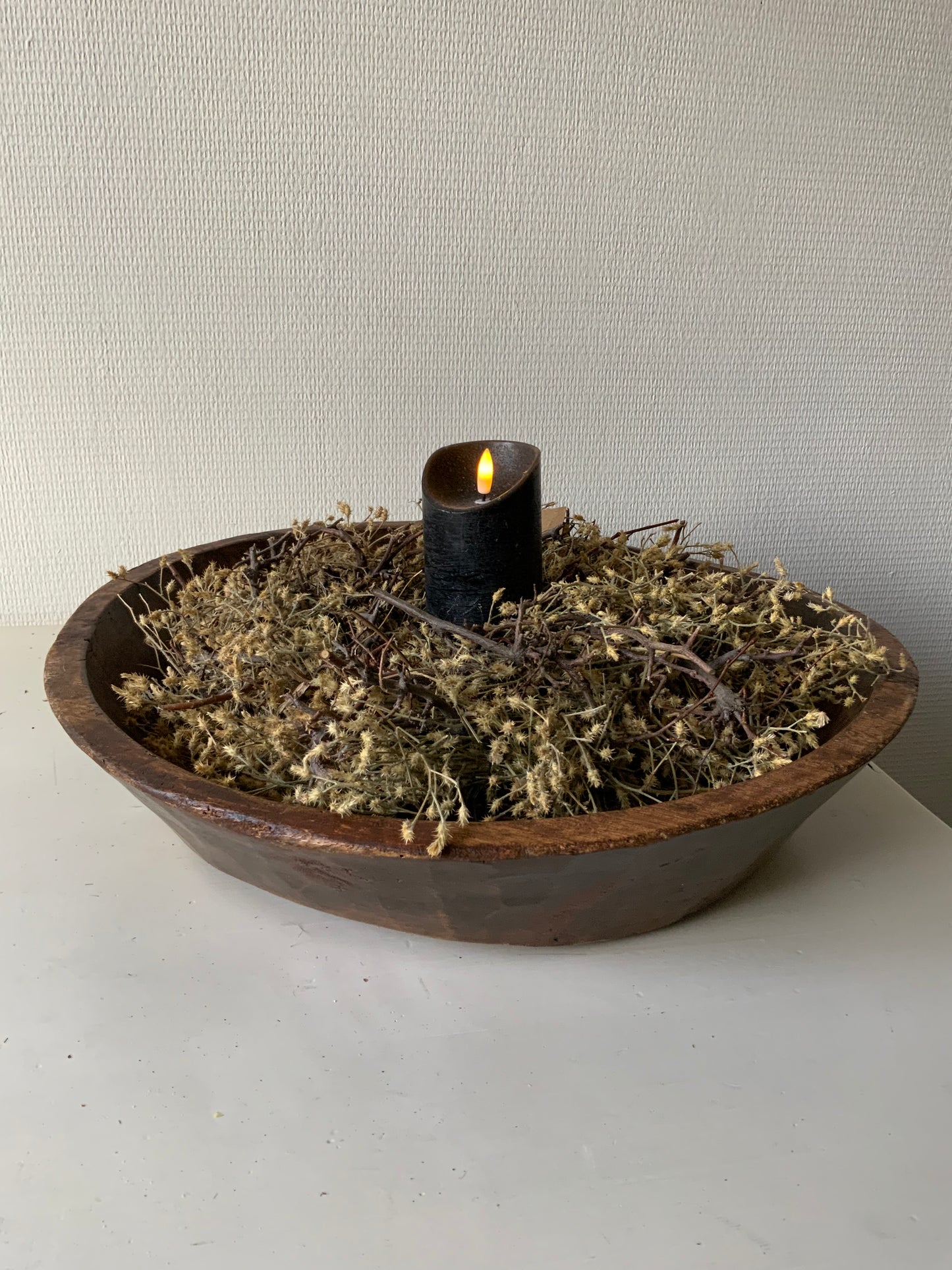 Houten bak/schaal 50cm