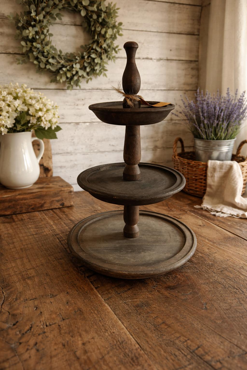 Houten Etagère – Landelijke Sfeer & Tijdloze Charme