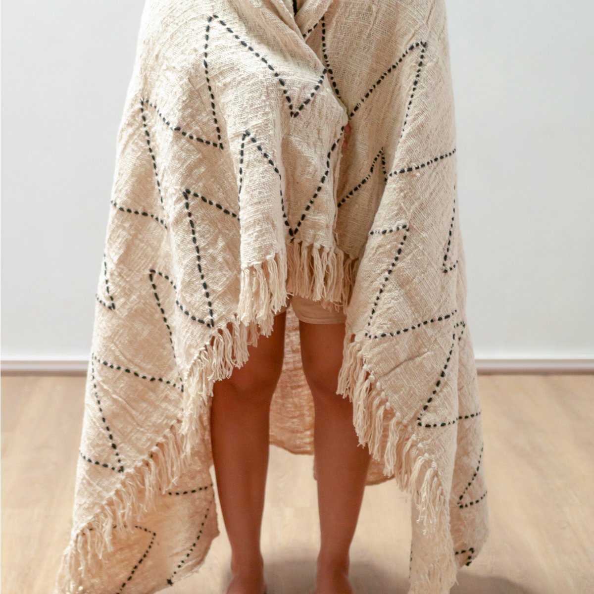 Katoenen deken | Sprei | Bankdeken 140x200 cm LINGGAH