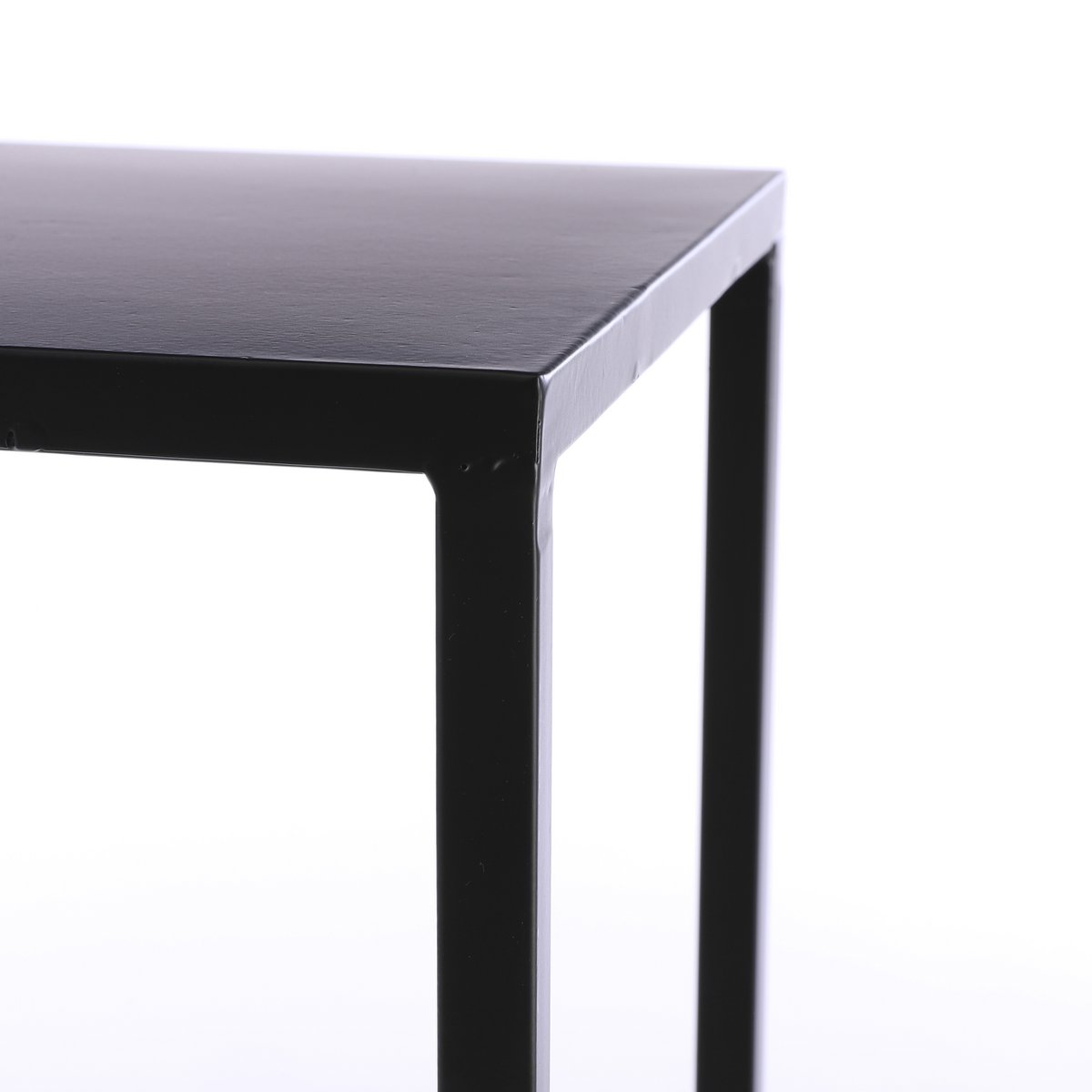 Goa Bijzettafel - Set van 2 - Metaal - Zwart