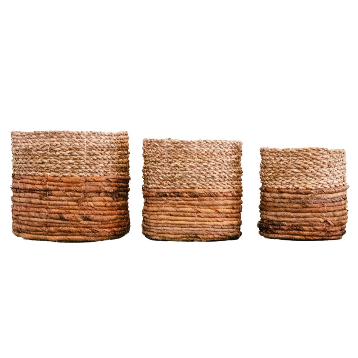 Kleine zeegrasmand BHINNEKA (tweekleurig)