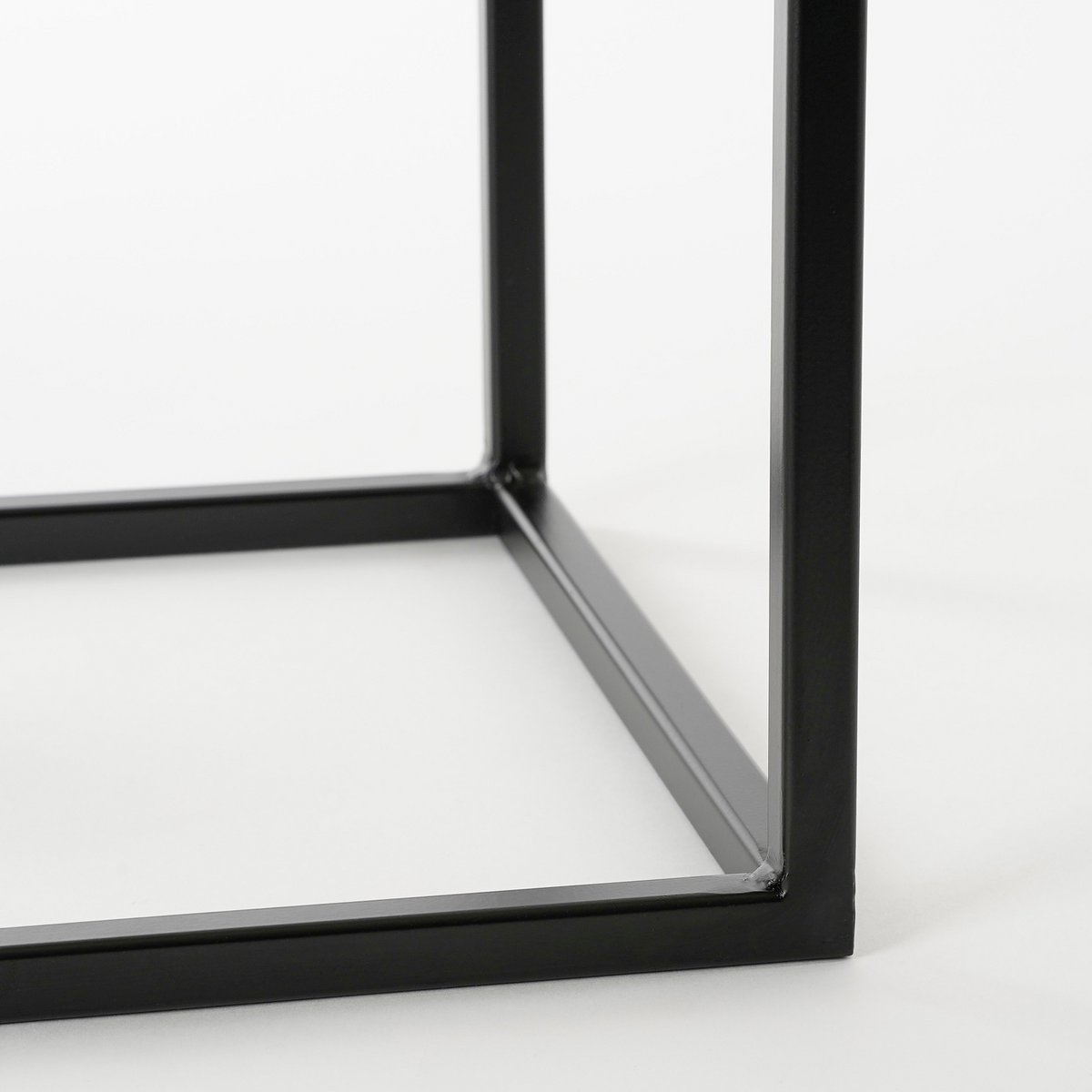 Goa Bijzettafel - Set van 2 - Metaal - Zwart