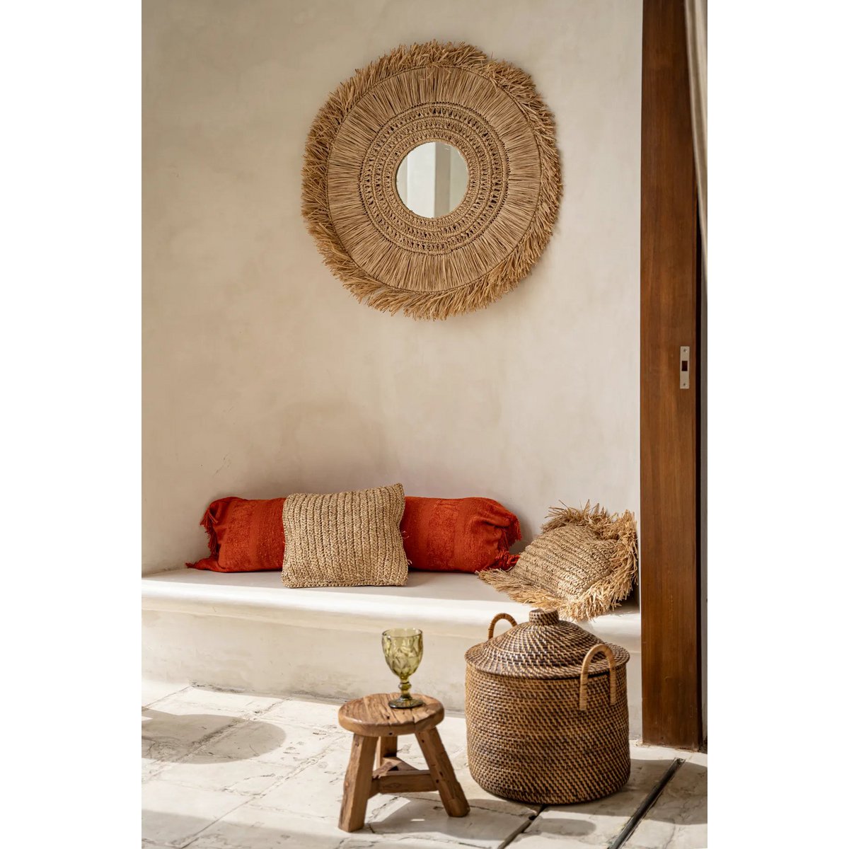 De houten Yatai Kruk - Naturel - M