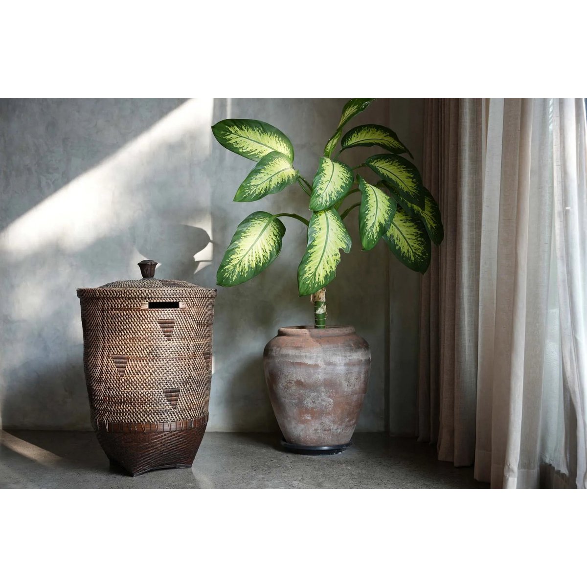 The Kolonial Wasmand - Naturel Bruin - XL