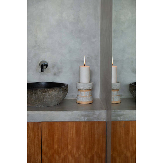 De Serene Kaarsenhouder - Beton Naturel - M