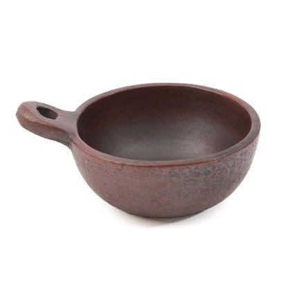 De Etnische Kom met Handvat - Terracotta - S