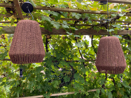 Hanglamp bruin touw