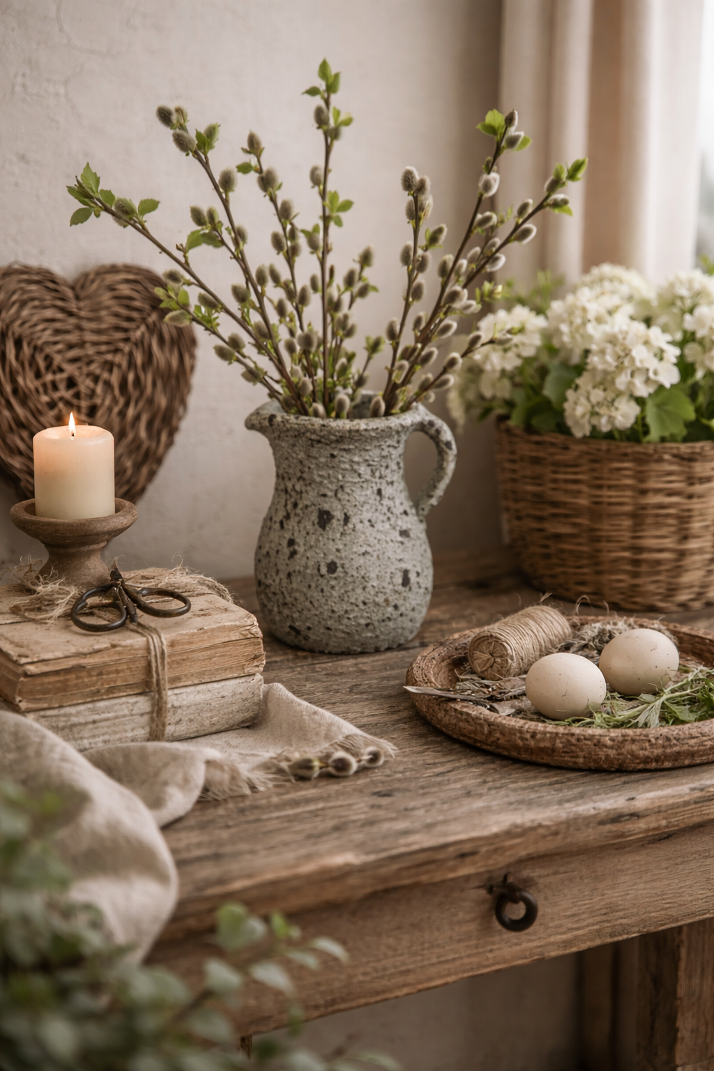 Landelijke vaas / kan – charmant, tijdloos en veelzijdig