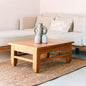 Vierkant Boho-vloerkleed water hyacint tapijt 180x115 cm sawah