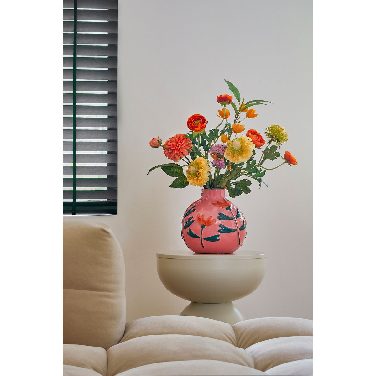 Ava Vaas - H20 x Ø20 cm - Keramiek - Roze