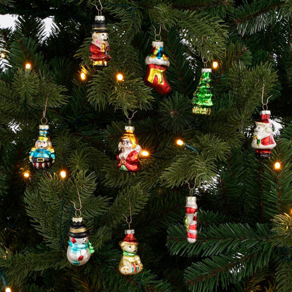 Kerst Ornamenten - Set 20 stuks - Glas -meerkleurig