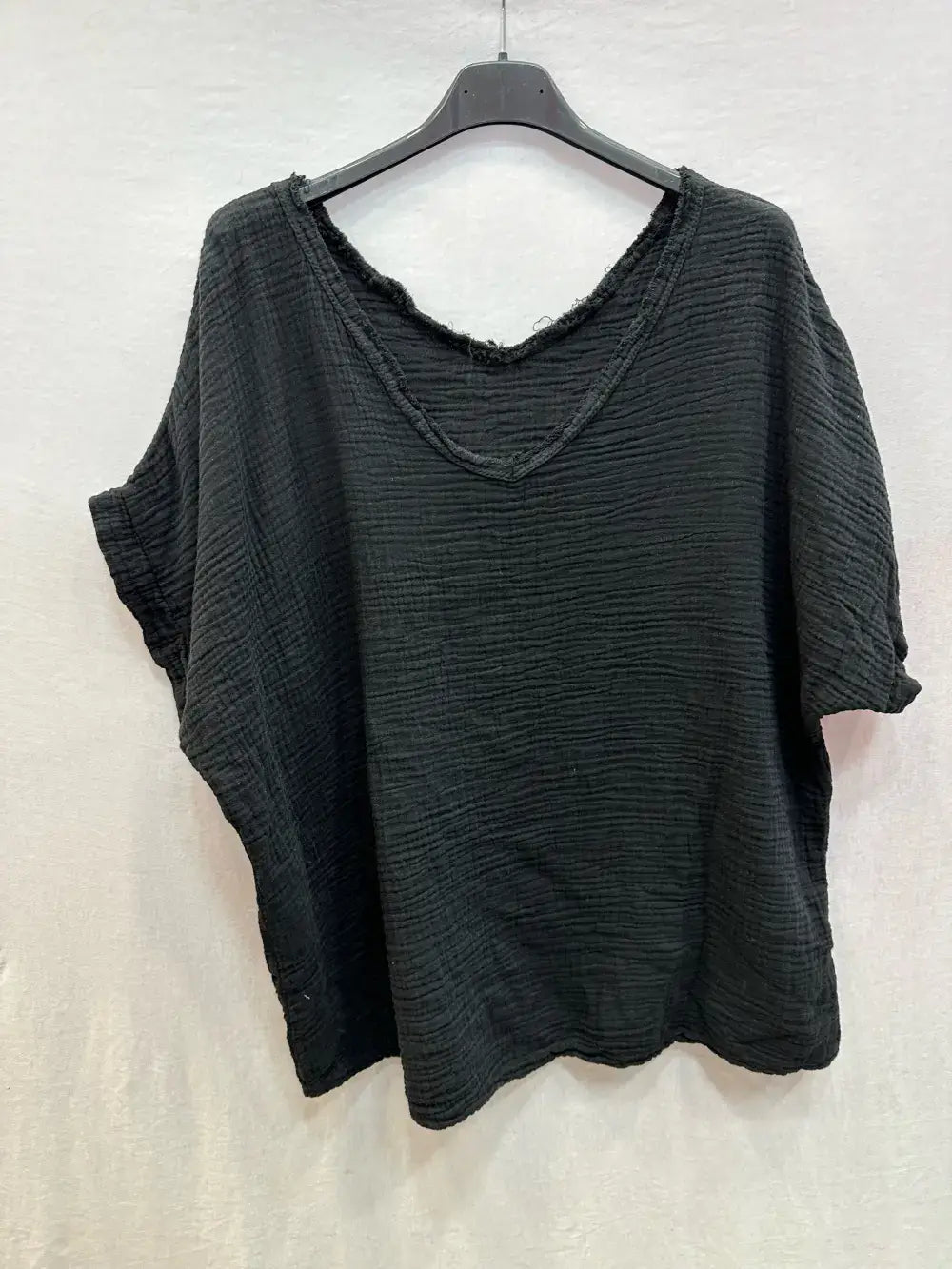 Katoenen Mousseline T-shirt – Luchtig & Comfortabel