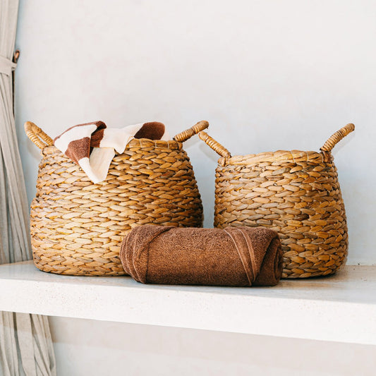 Bolvormige boho -mand (2 maten) Citra