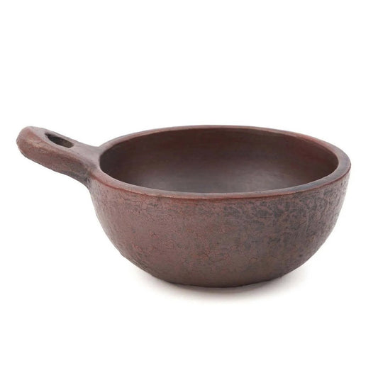 De Etnische Kom met Handvat - Terracotta - M