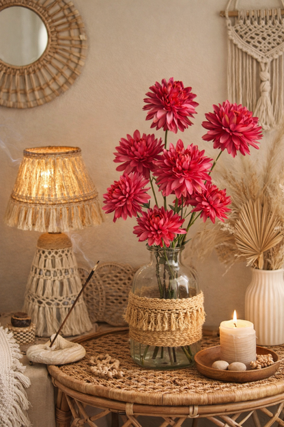 Kunstbloem Dahlia – Roze 🌸