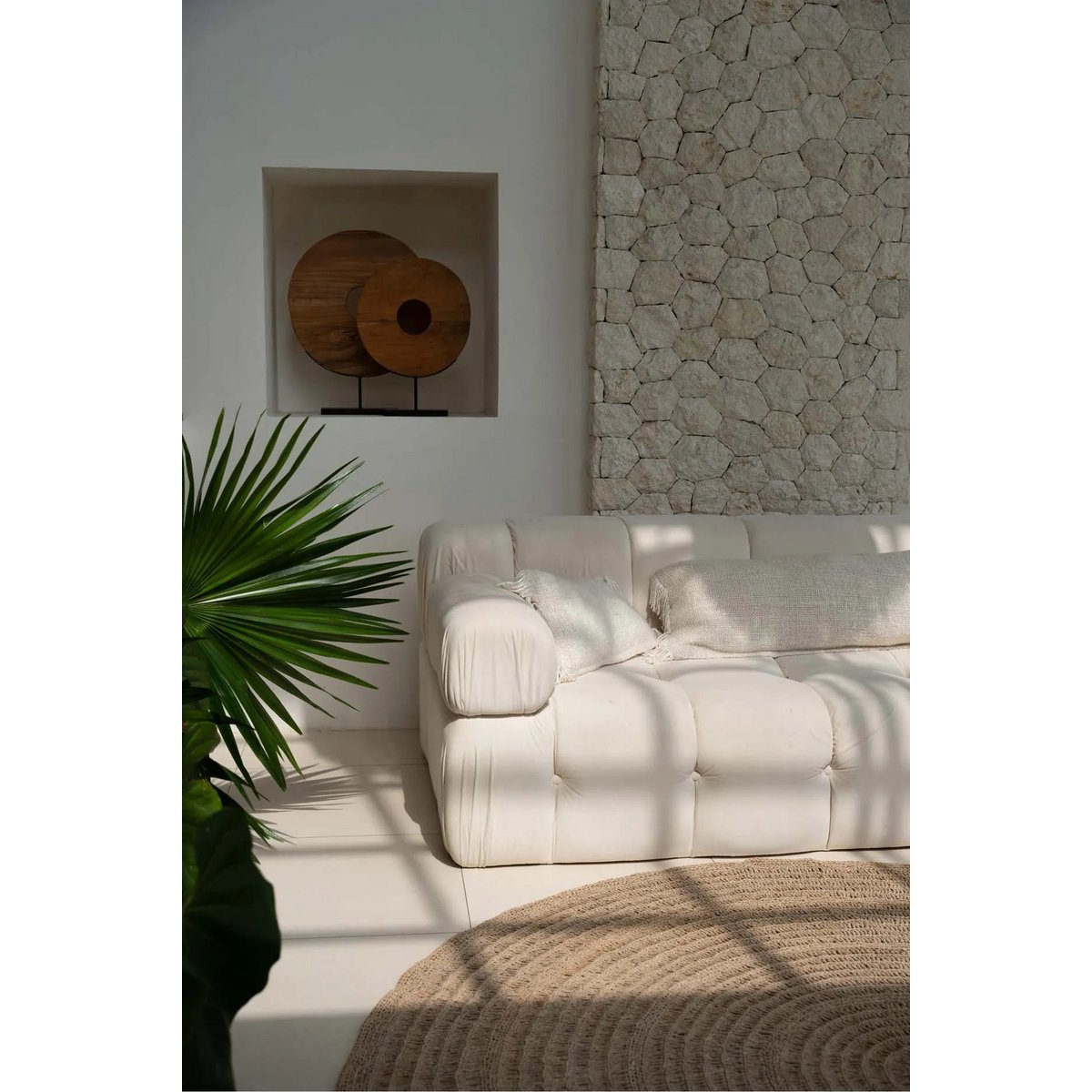 The Oh My Gee Kussenhoes - Creme - 35x100