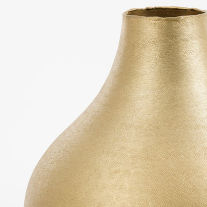 Kyan Vaas - H31 x Ø25 cm - Aluminium - Champagne