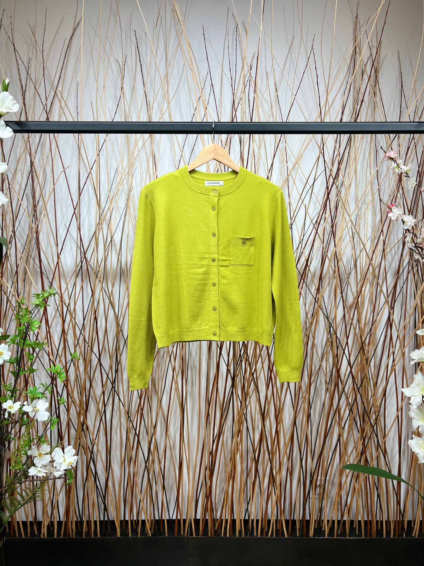 Trendy vest met borstzak en ronde halslijn Maat S-M / M-L