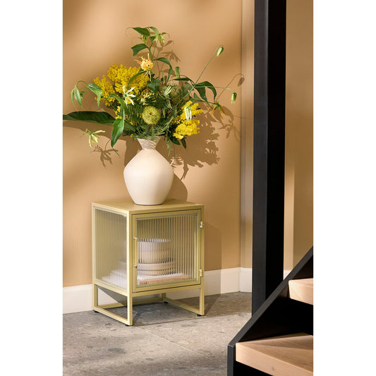 Clifton Opbergkast met Deuren - Metaal - Beige