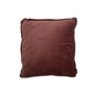 Vintage fluweel/linnen kussen roos 45x45