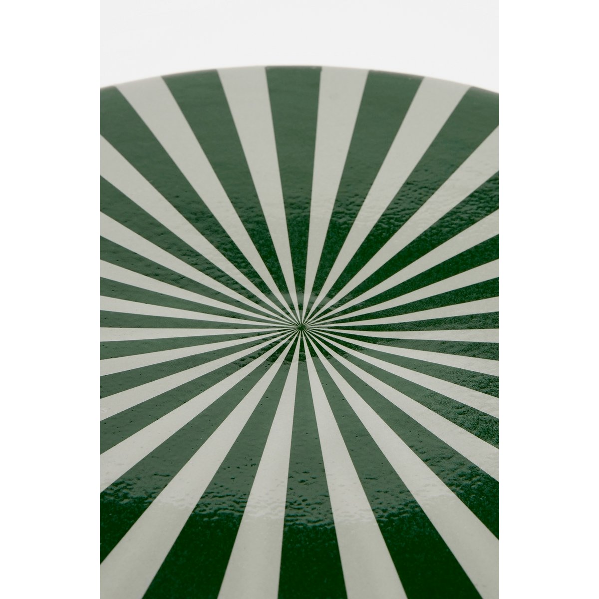 Skipper Bijzettafel - H40 x Ø35 cm - Keramiek - Groen