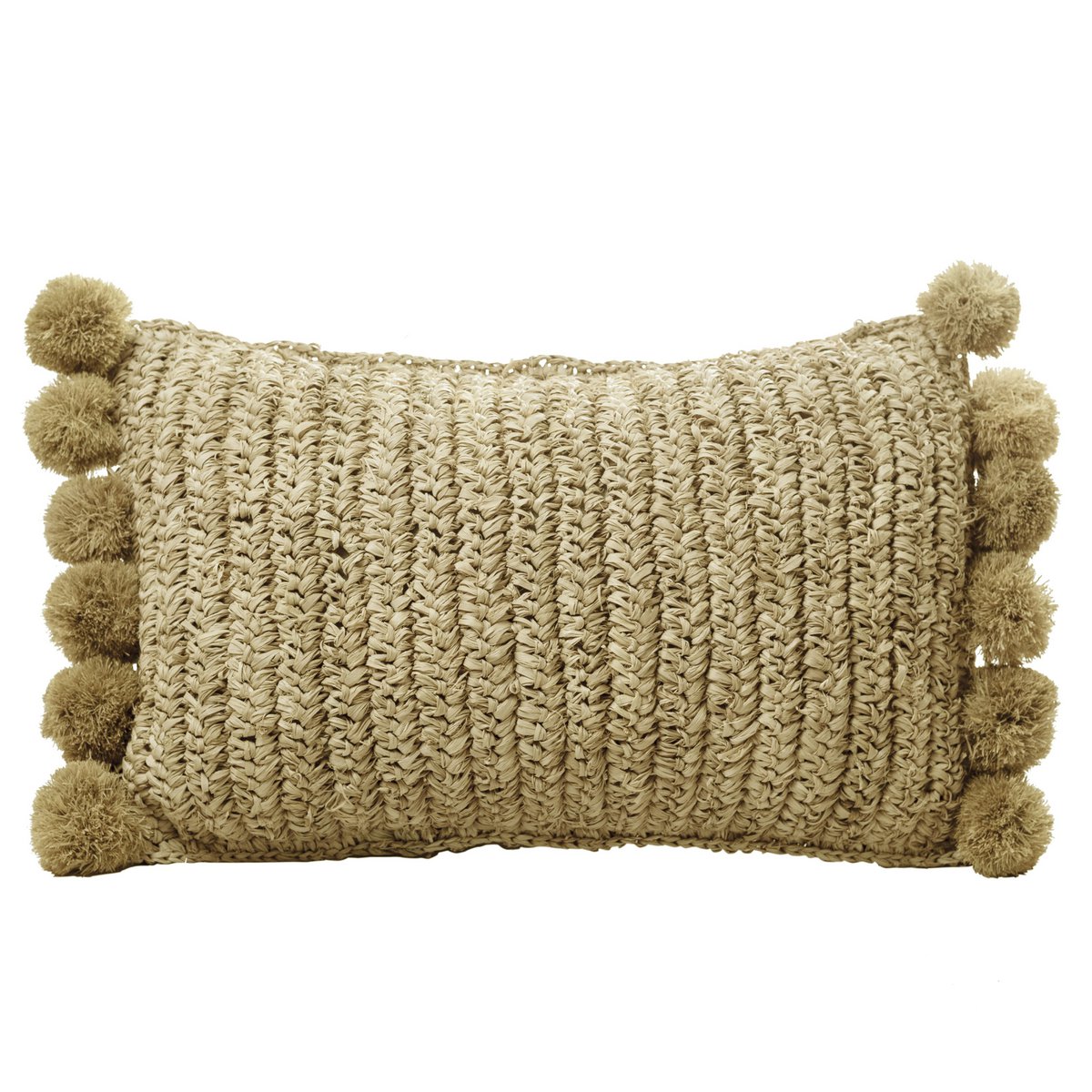 Sierkussen met vulling Home Deco SANUR gemaakt van Raffia