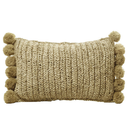 Sierkussen met vulling Home Deco SANUR gemaakt van Raffia