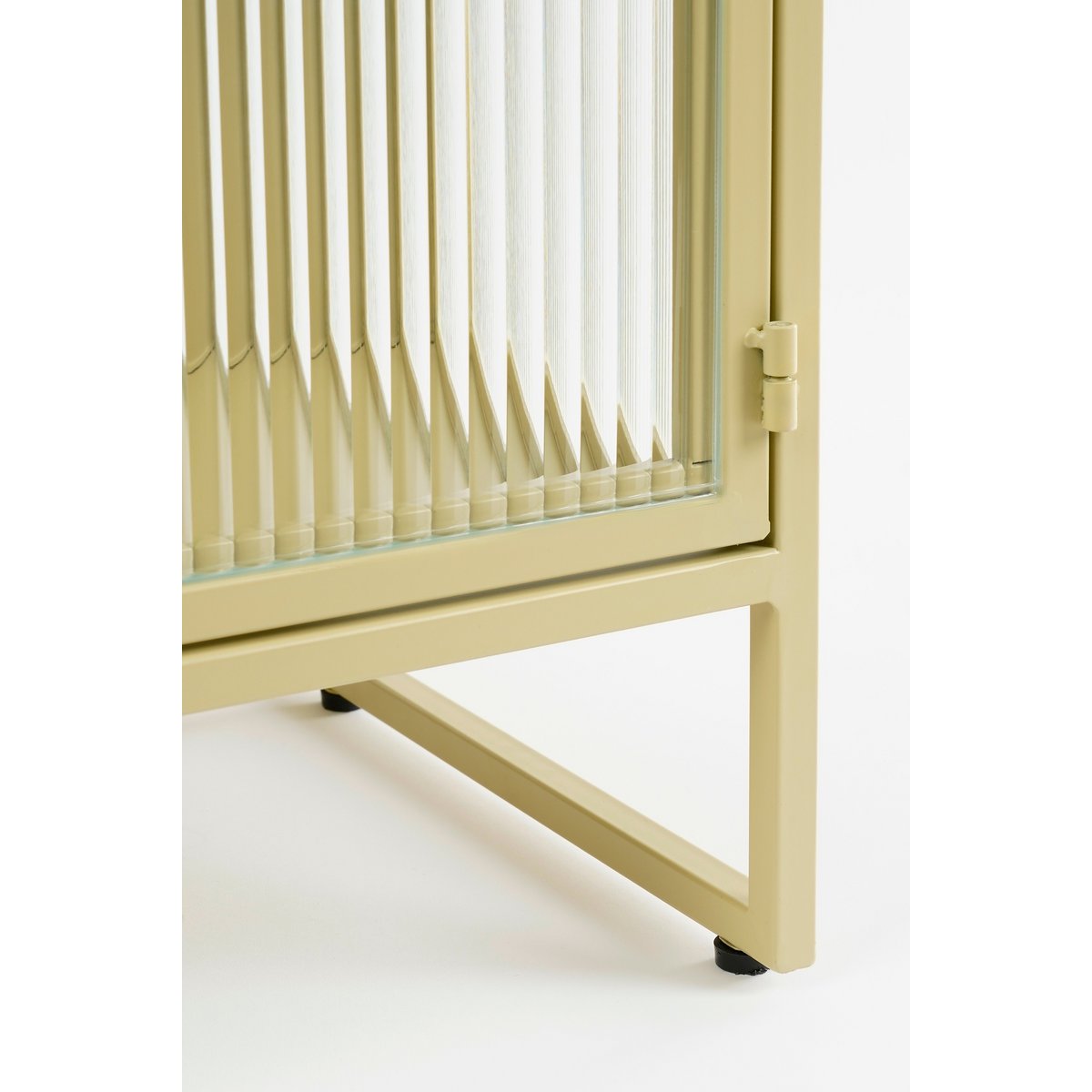 Clifton Opbergkast met Deuren - Metaal - Beige