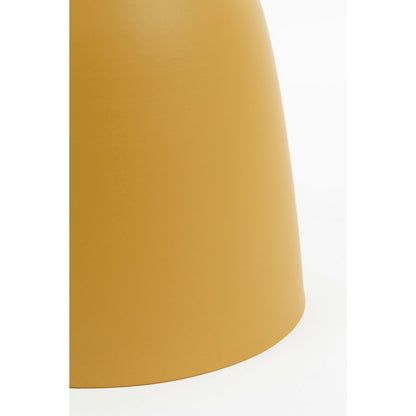 Elliot Bijzettafel - H45 x Ø32 cm - IJzer - Okergeel