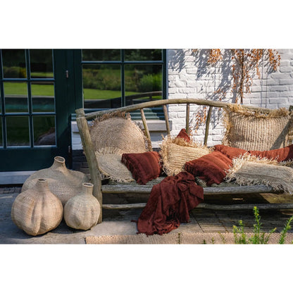 The Oh My Gee Kussenhoes - Bordeaux Fluweel - 30x50