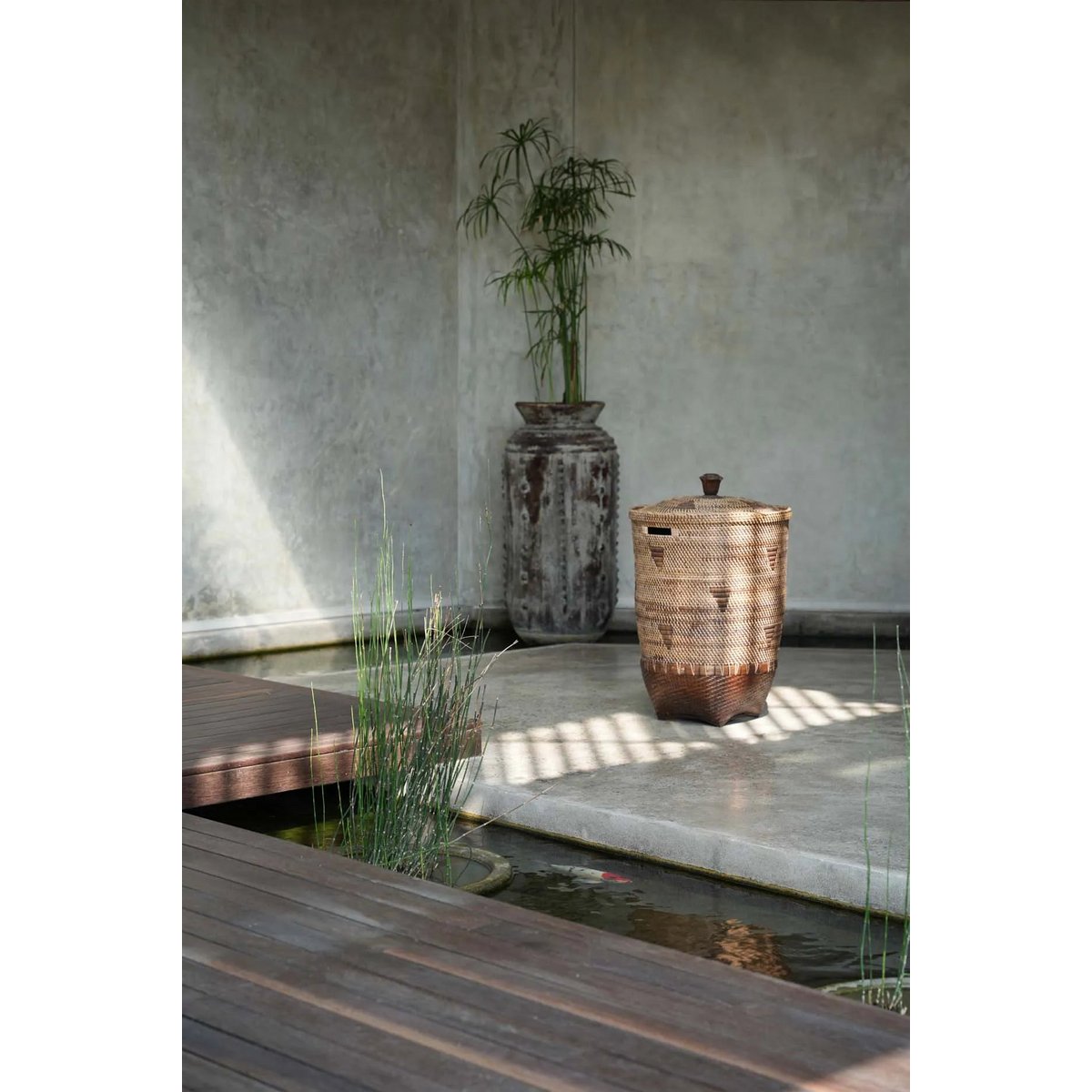 The Kolonial Wasmand - Naturel Bruin - XL