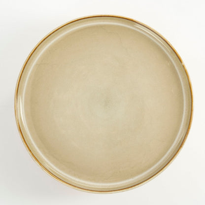 Racco Taartplateau - H11 x Ø28 cm - Steengoed - Beige