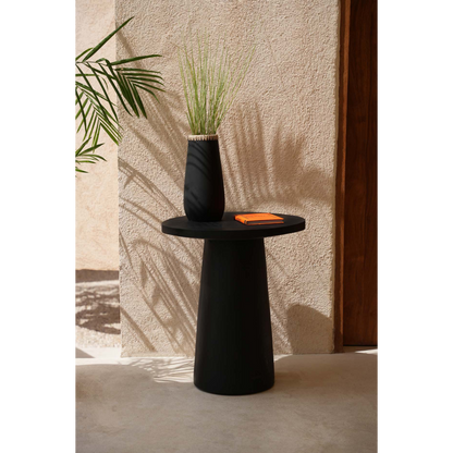 The Sneaky Vase - Zwart Naturel - L