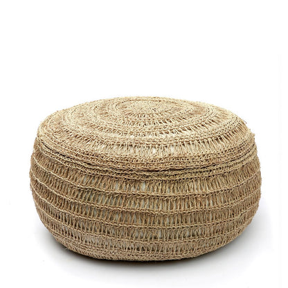 De Zeegras Poef - Naturel - M
