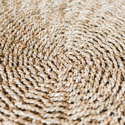 Zeegras vloerkleed rond 2 maten 100/120 cm – vloerkleed in bohostijl – LOKA