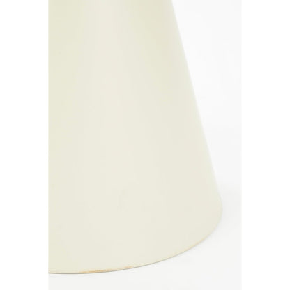 Jim Bijzettafel - H45 x Ø31 cm - IJzer - Off-white