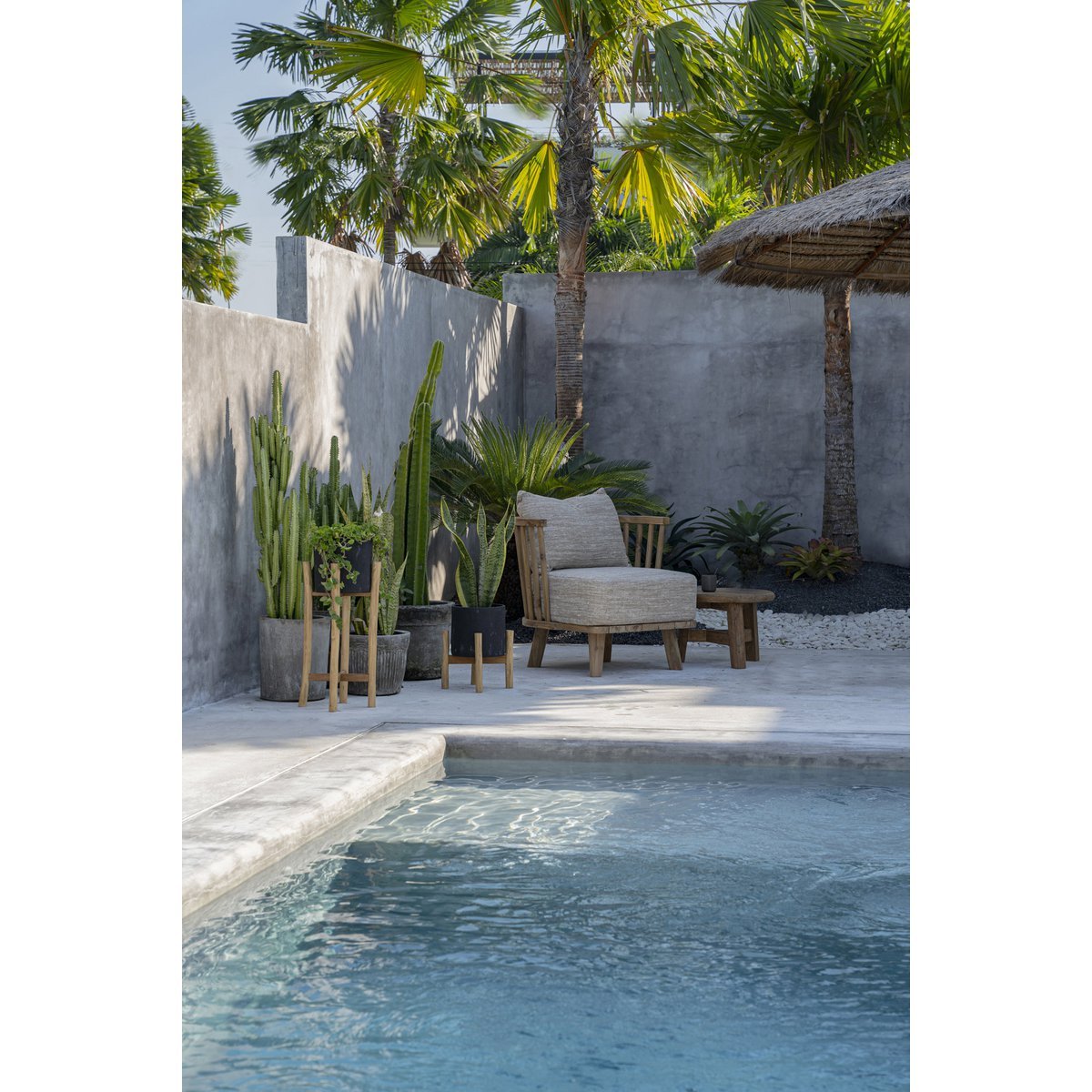 De Malawi Eenzitsbank - Natuurlijk Beige