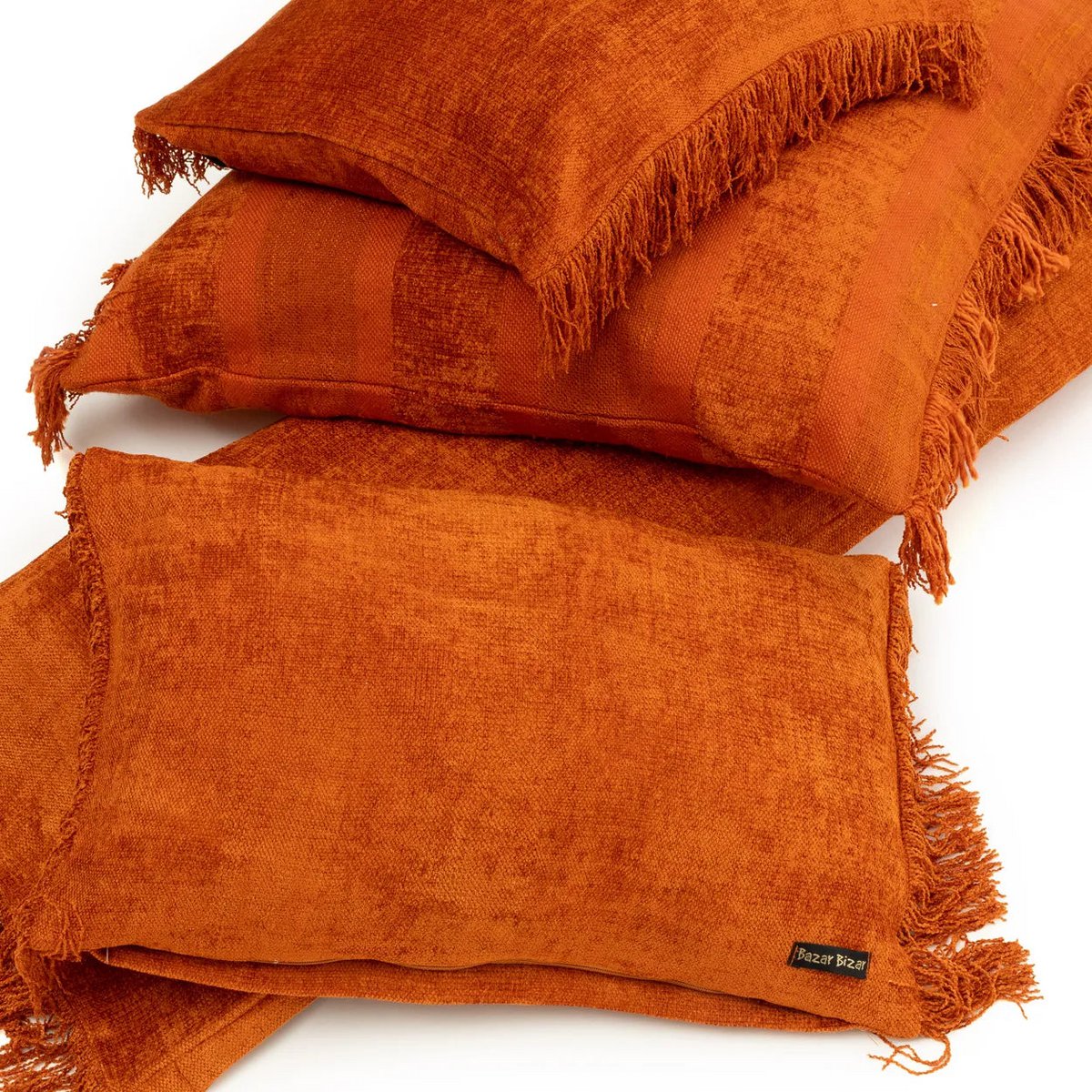 The Oh My Gee Kussenhoes - Roest Fluweel - 60x60
