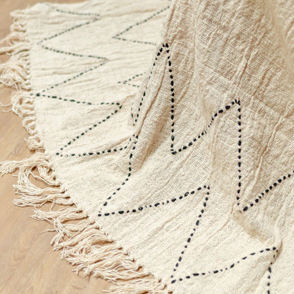 Katoenen deken | Sprei | Bankdeken 140x200 cm LINGGAH