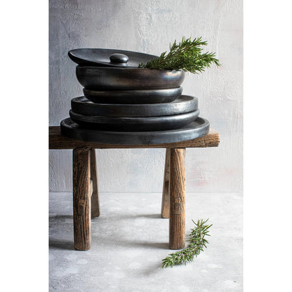 The Burned Deep Plate - Zwart - M