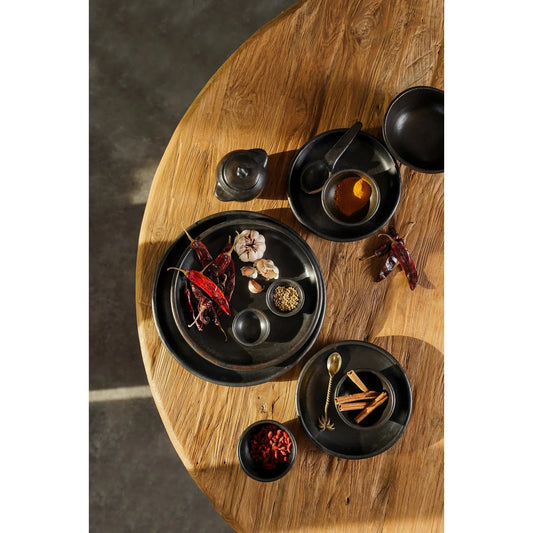 The Burned Classic Plate - Zwart - S